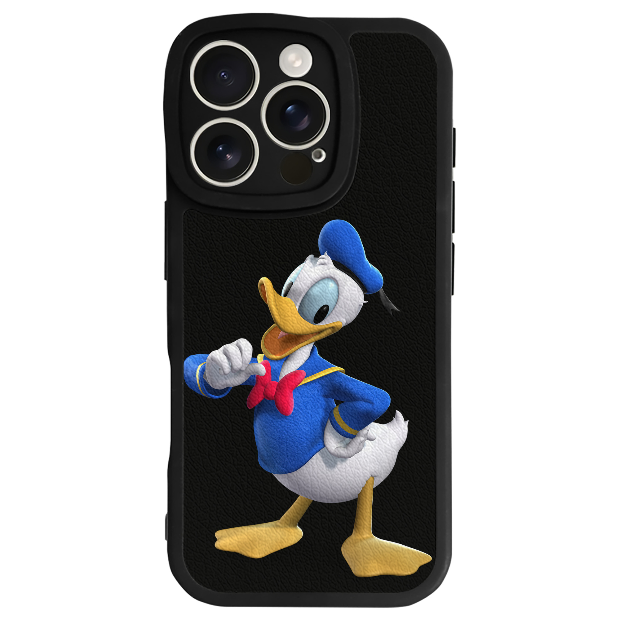 （画像用） ミッキーマウス Mickey Mouse 【iPhone 16シリーズ対応】シリコンスマホケース（レザー調） 材質：シリコン
